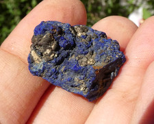 Azurite Chessylite Bleu Chessy les Mines 2.5x1.5cm France collection ancienne