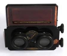 Stéréoscope en bois de rose de marque UNIS FRANCE – vers 1900