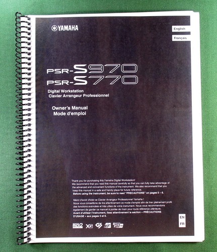 Yamaha psr s970 s770 - psr-s970, psr-s770