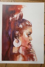 T belle estampe sensuelle