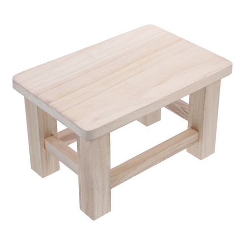 Wooden step stool footrest - step,