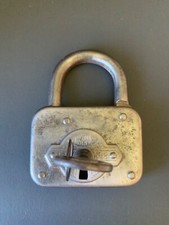 Cadenas ancien Unis France FTH N°8 fonctionnel avec sa clé