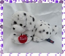 Doudou Peluche Chien Chiot Dalmatien Couché Trudi
