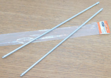 SWISS vintage 2 support BARRE aluminium axe CROCHET tringle à rideaux de FENETRE