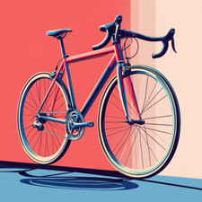 Autocollant mural autocollant vélo de route vélo autocollant mural 18 x 18 cm...