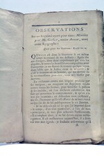 Livre ancien LINGUET réponse