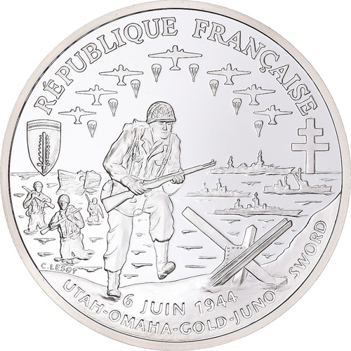 Monnaie france débarquement - monnaie,,