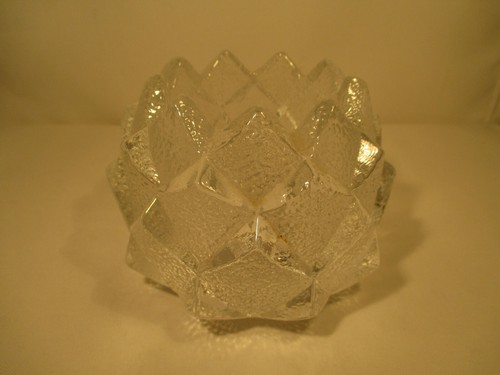 Orrefors verre bougeoir - orrefors,