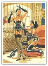 Ex-libris Félix Meynet Pin-up