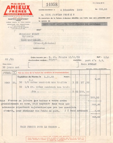 1939 maison amieux freres - 1939, a