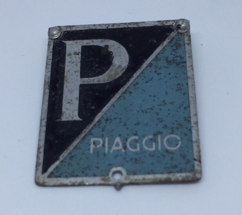 Scudetti targhetta piaggio - targhetta,