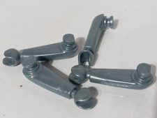 PLAYMOBIL X4 BRAS GRIS CHEVALIERS MÉDIÉVAUX CHEVALIER MÉDIÉVAL DRAGON VERT