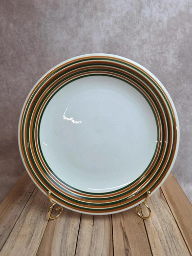 Plat rond sarreguemines - plat, peint