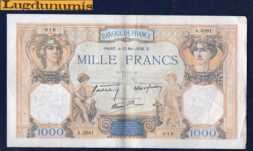 1000 francs cérès - cérès, mercure
