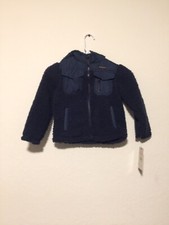 Weatherproof Garment CO. Kids Navy Furry Jacket Size T4
