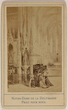 Notre-Dame de la Délivrance France Photo d’après peinture Cdv n2 Albumine
