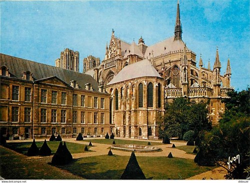 Carte postale reims - carte,