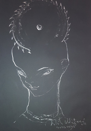 2000 dessin portrait moderne - dessin,