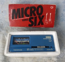#Musique Vintage# Accordeur Vintage KORG Micro Six /  Guitar Tuner GT-6