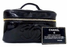Sac Vanity CHANEL émail noir