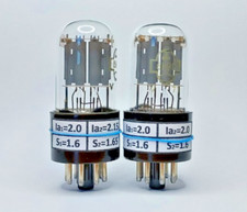 6N9S / 6H9C / 6SL7 / 6N9P / 6N9 MATCHCHED PAIR (2pcs) 1971's TUBES / VALVES NOS