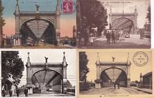 Lot de 4 cartes postales