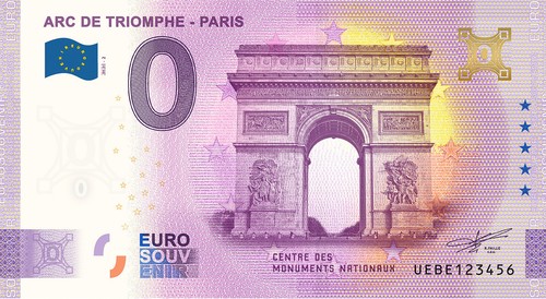 Billet souvenir 2026 - billet, france