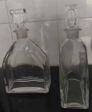 .2 Carafes À Liqueur Moderne Classique Luigi Bormioli Avec Lumière Et Musique
