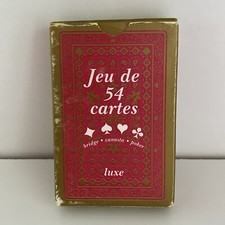 Jeu De 54 Cartes Luxe - Bridge
