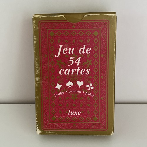 Jeu cartes luxe bridge - 54,