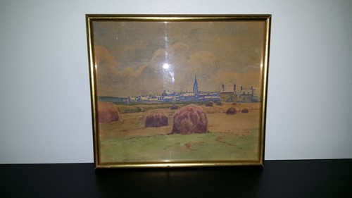 Aquarelle santec finistere