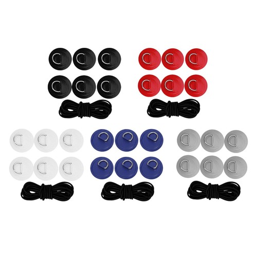 Anneaux pvc patch rond d - 6x,
