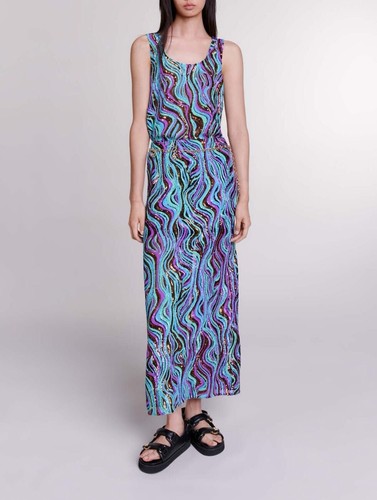 Nwot maje sequin - nwot*maje, wave-print