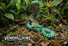 Articulated green tree - articulated,