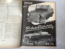 Revue technique automobile 1953-Rovin D4.