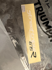 Sticker Triumph Street Triple 675 R carénage arrière Neuf