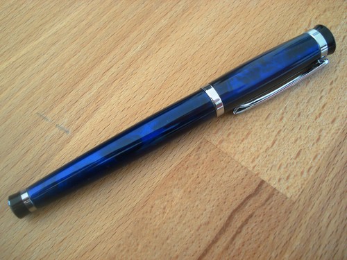 Stylo roller marbre - stylo, noir