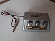 elite 8,réglages gramophone-radio-microphone,ampli-guitare,vintage.rare.