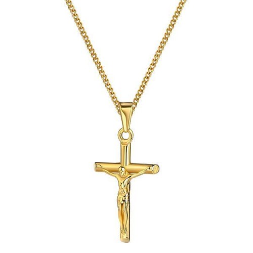 Pendentif croix chaîne - pendentif,