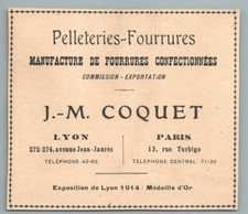 1916 Coquet Pelleteries