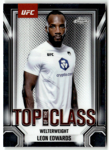 Topps chrome ufc 2025 carte - chrome,