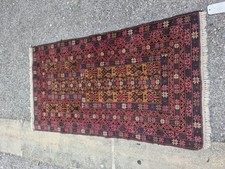Tapis persan noué à la main Balouch 150 x 85 cm - nomade, oriental, tapis, dos,