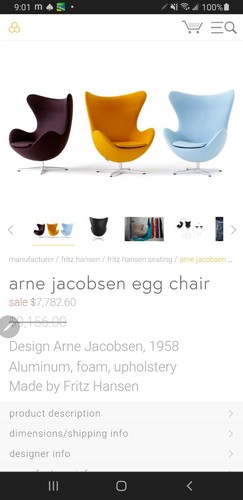 Original arne jacobsen fritz - arne,