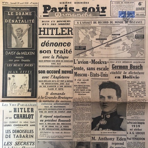Journal paris soir - journal, paris-soir