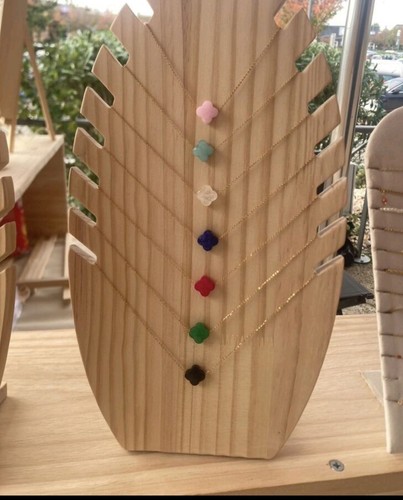 Collier pierre chaîne dorée
