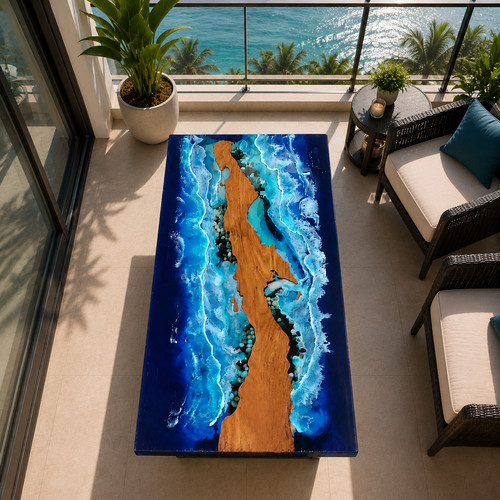 X24 ocean epoxy resin - ocean,