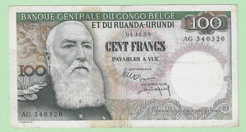 Billet congo belge - du,