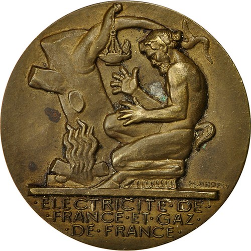 France medal électricité - medal,,