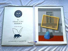 René MAGRITTE (Hommage à) - 3 lithographies (66 x 50 cm) Phoebus - Alexis KEUN