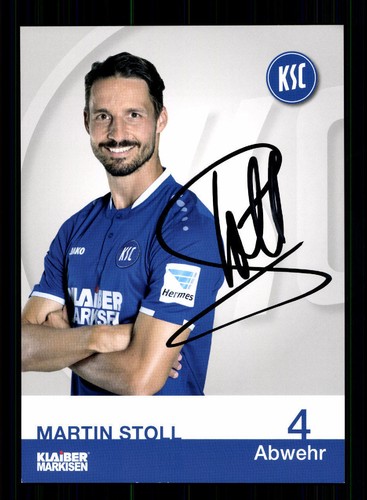 Martin stoll autograph card - martin,